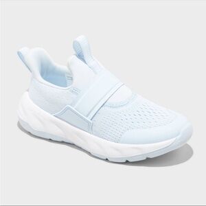 Girls Light Blue Slip-On Performance Sneakers - All In Motion™